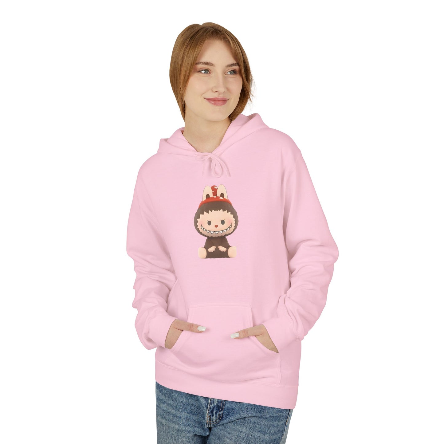 Labubu Character Fleece Hoodie