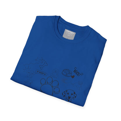 Playful Pet-Themed Unisex T-Shirt
