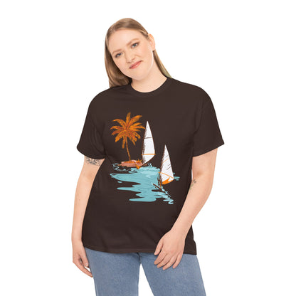 Beach Vibes Unisex Heavy Cotton Tee