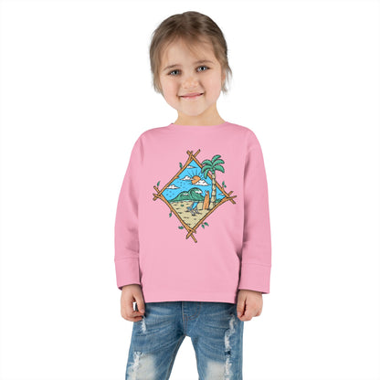 Tropical Toddler Long Sleeve Tee