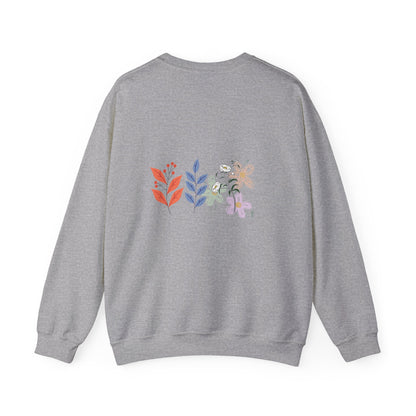 Floral Chic Artisanal Sweatshirt
