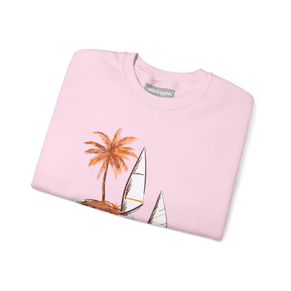 Tropical Chic Artisanal Sweatshirt