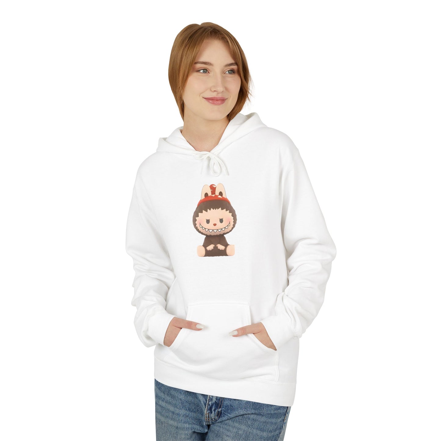 Labubu Character Fleece Hoodie