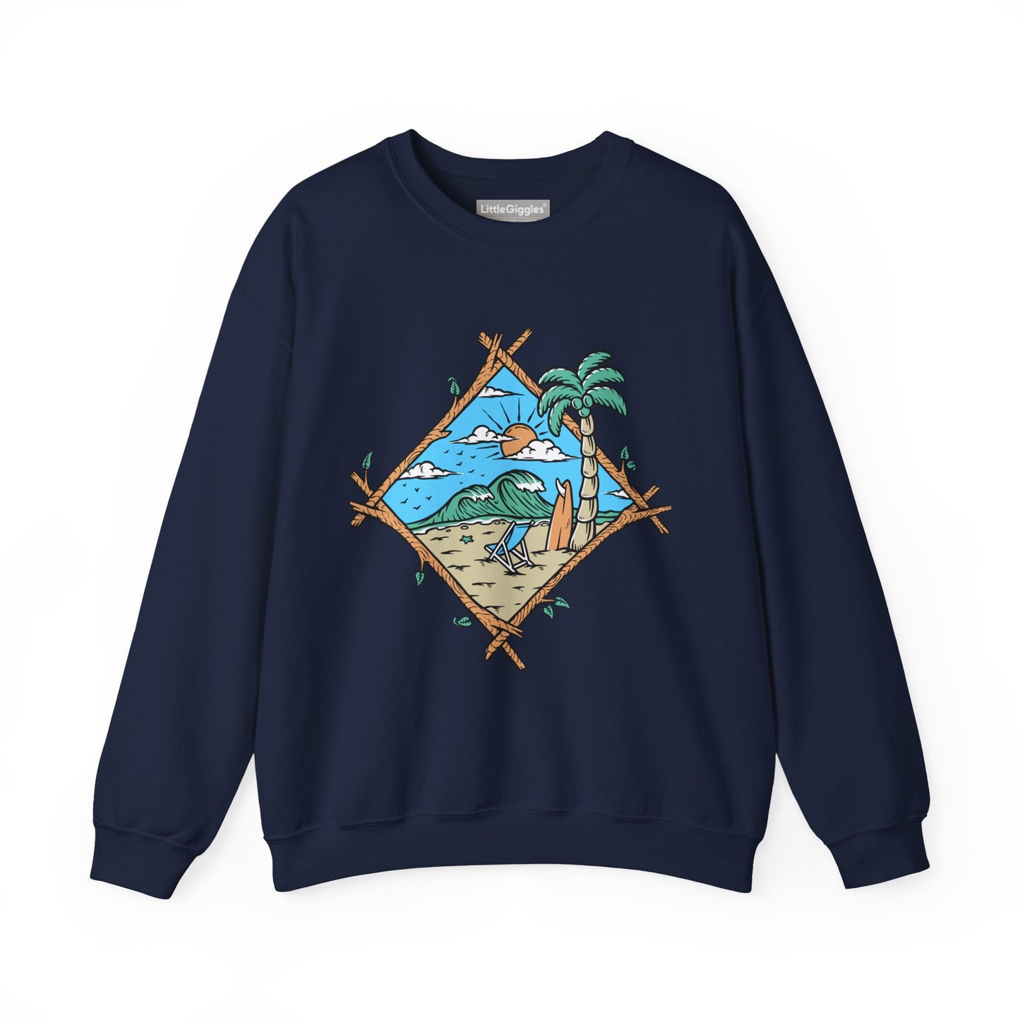 Beach Vibes Crewneck Sweatshirt