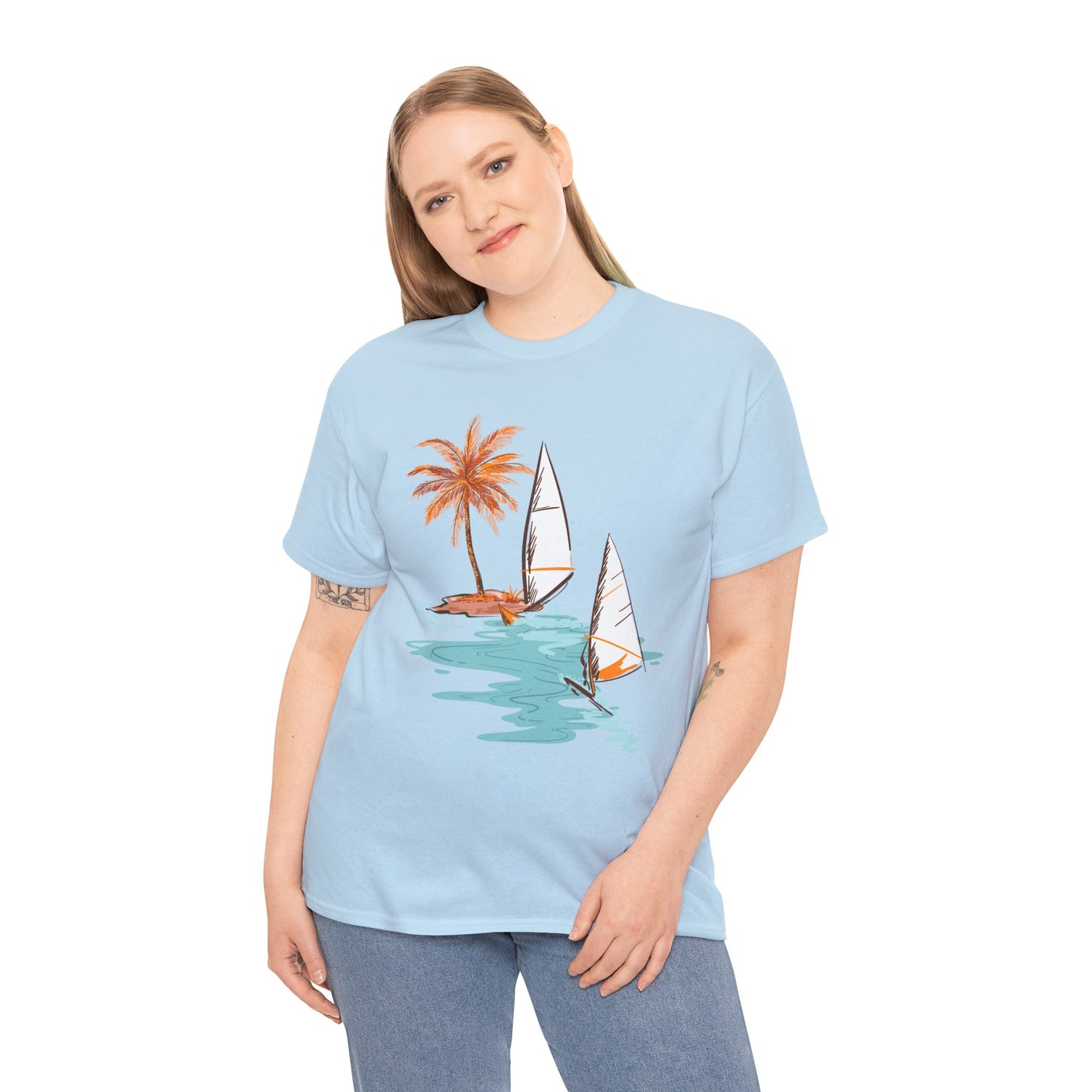 Beach Vibes Unisex Heavy Cotton Tee