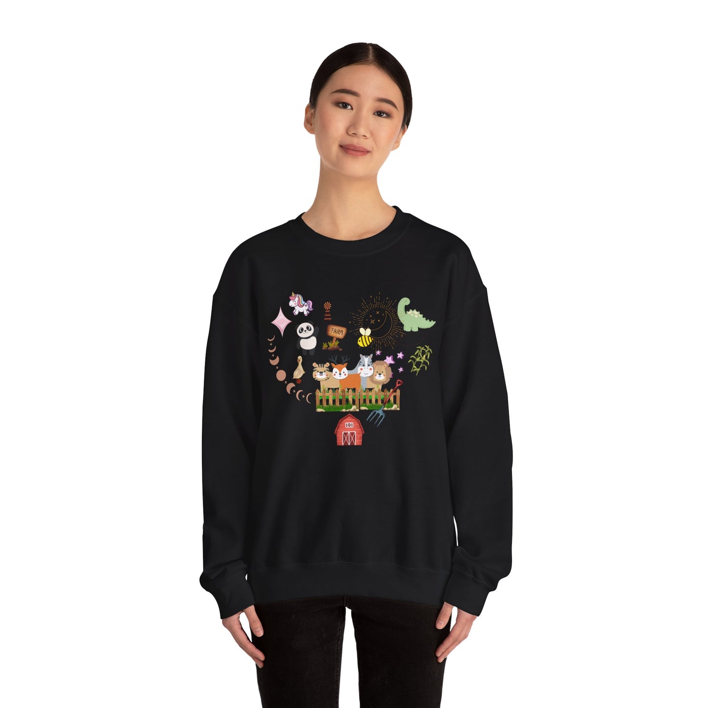 Farm Animal Crewneck Sweatshirt