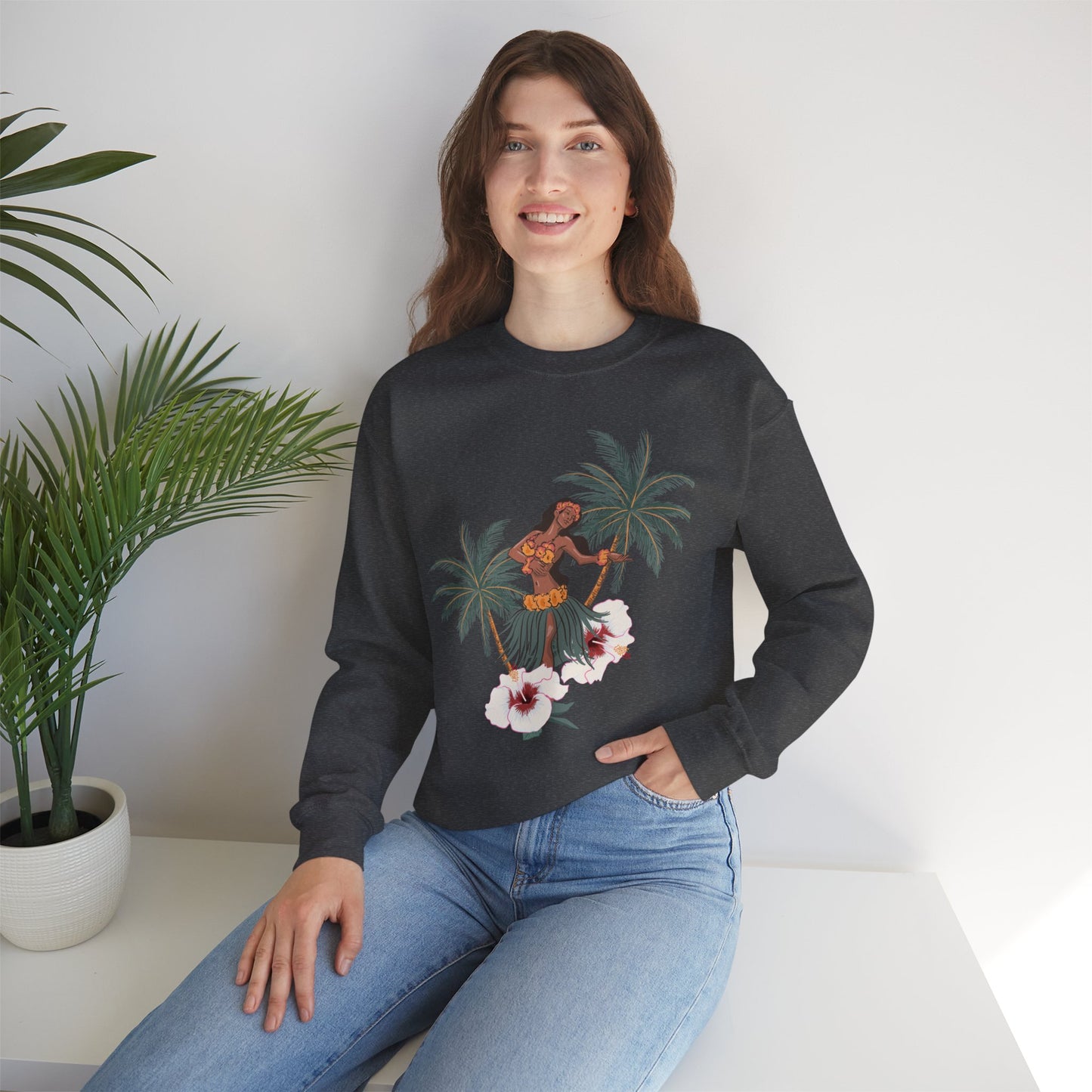 Tropical Chic Artisanal Sweatshirt
