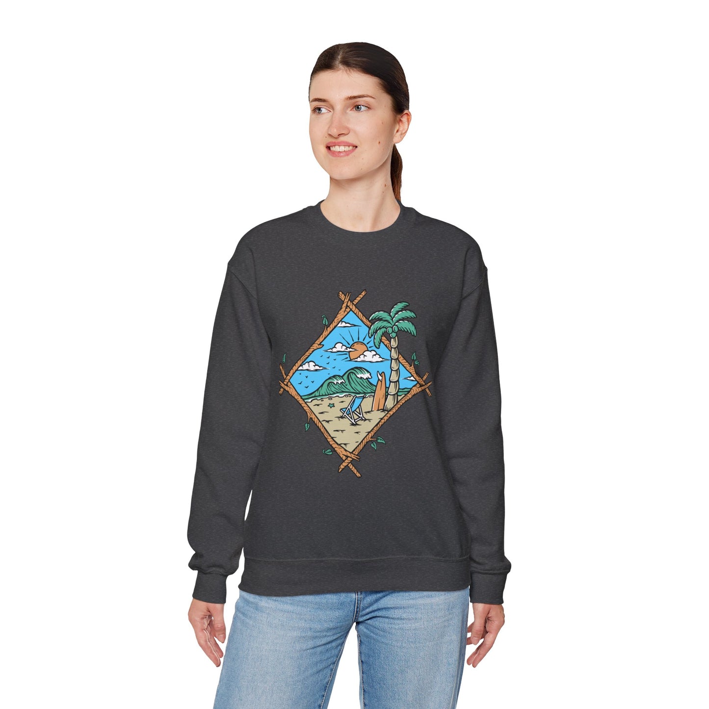 Beach Vibes Crewneck Sweatshirt