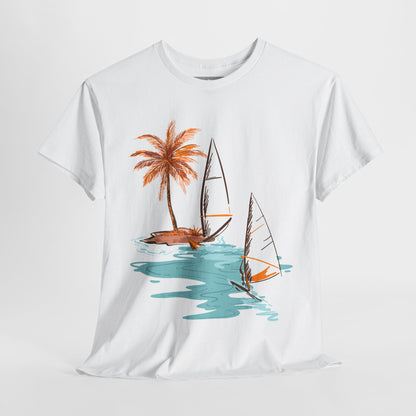 Beach Vibes Unisex Heavy Cotton Tee