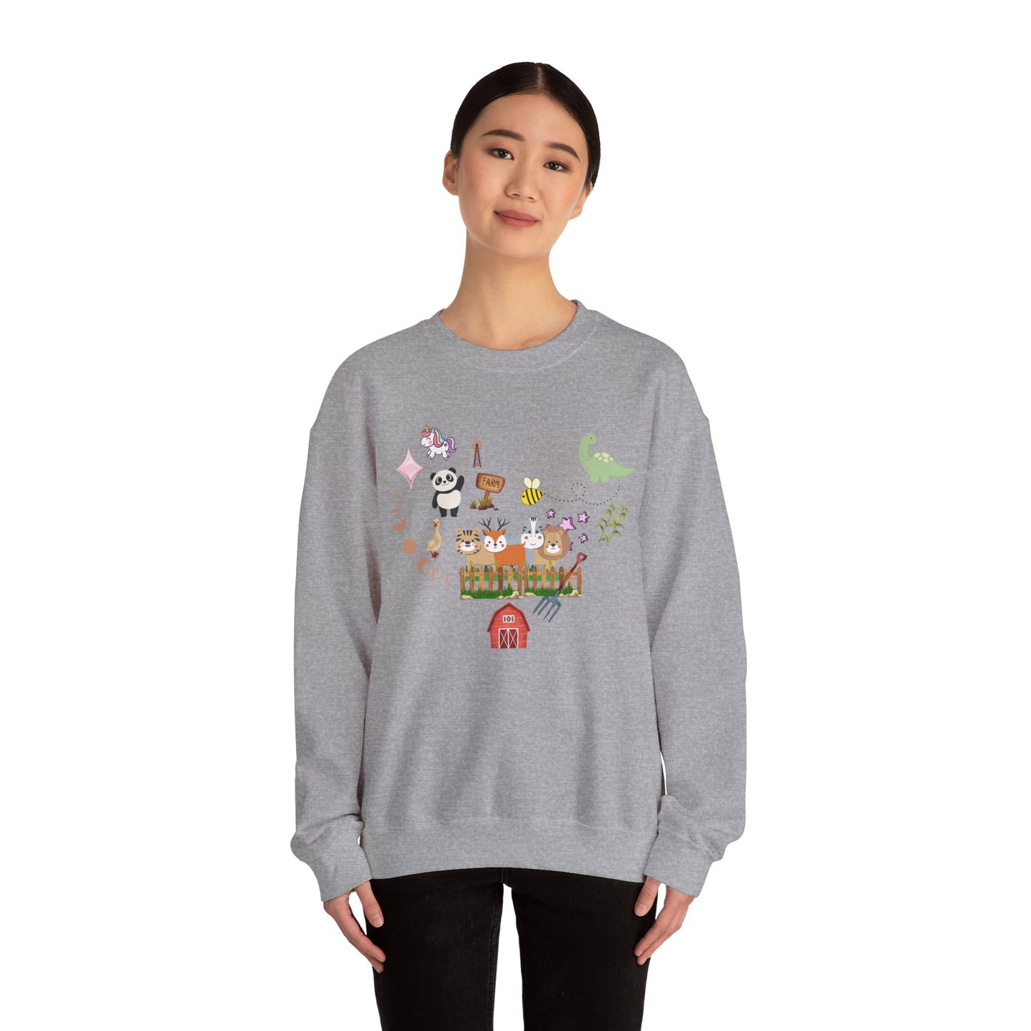 Farm Animal Crewneck Sweatshirt