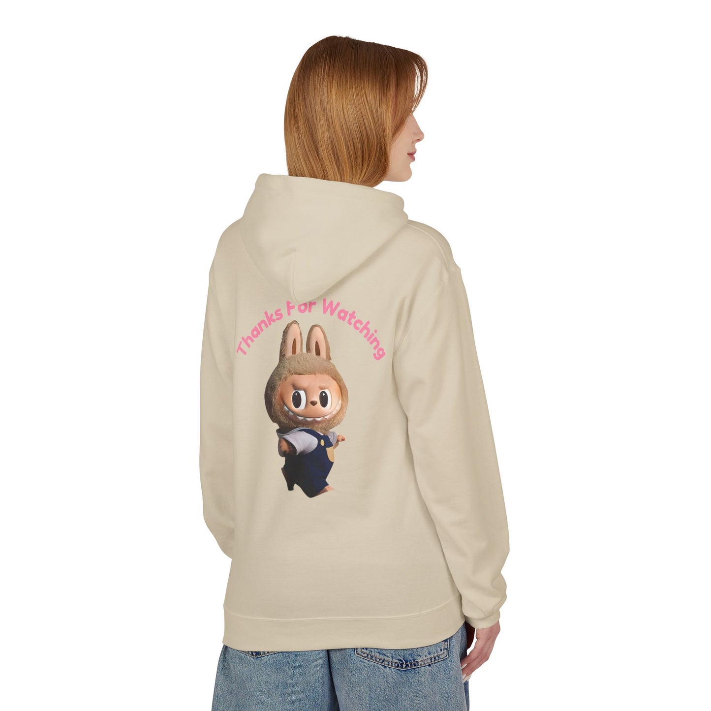 Labubu Character Fleece Hoodie