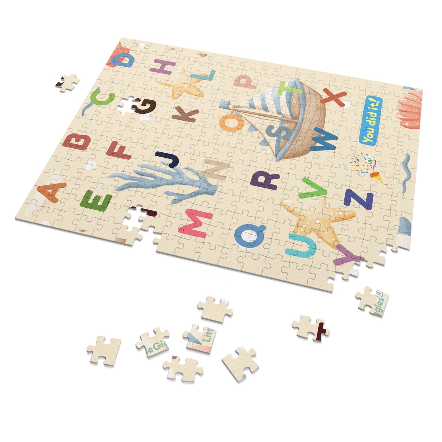 Kids Educational Jigsaw Puzzle with Tin
