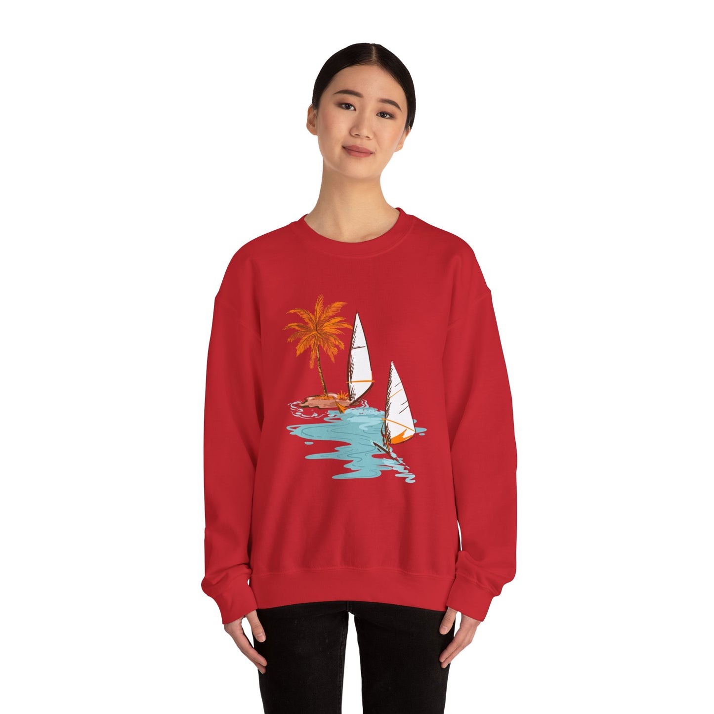 Tropical Chic Artisanal Sweatshirt
