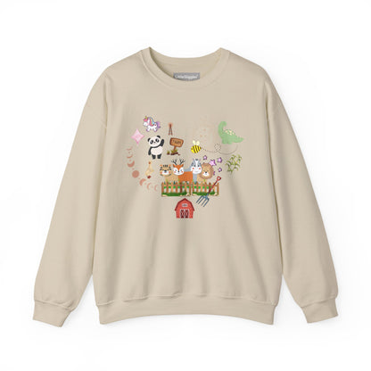 Farm Animal Crewneck Sweatshirt