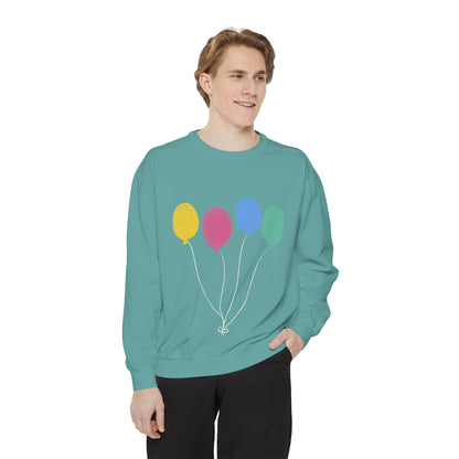 Colorful Balloon Design Unisex Sweatshirt