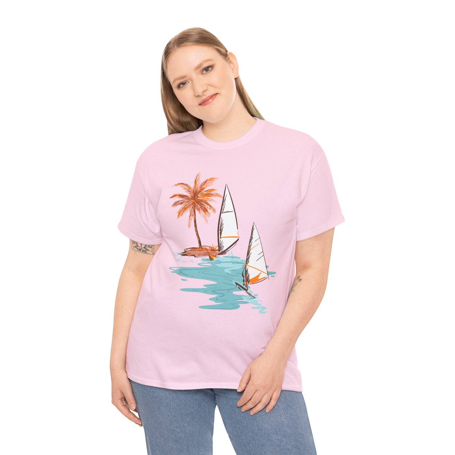 Beach Vibes Unisex Heavy Cotton Tee