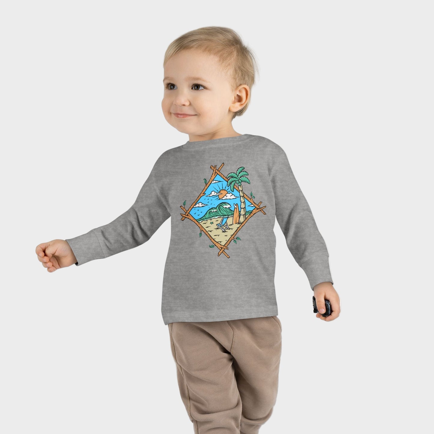 Tropical Toddler Long Sleeve Tee