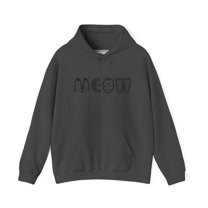 Cozy Meow Themed Hoodie