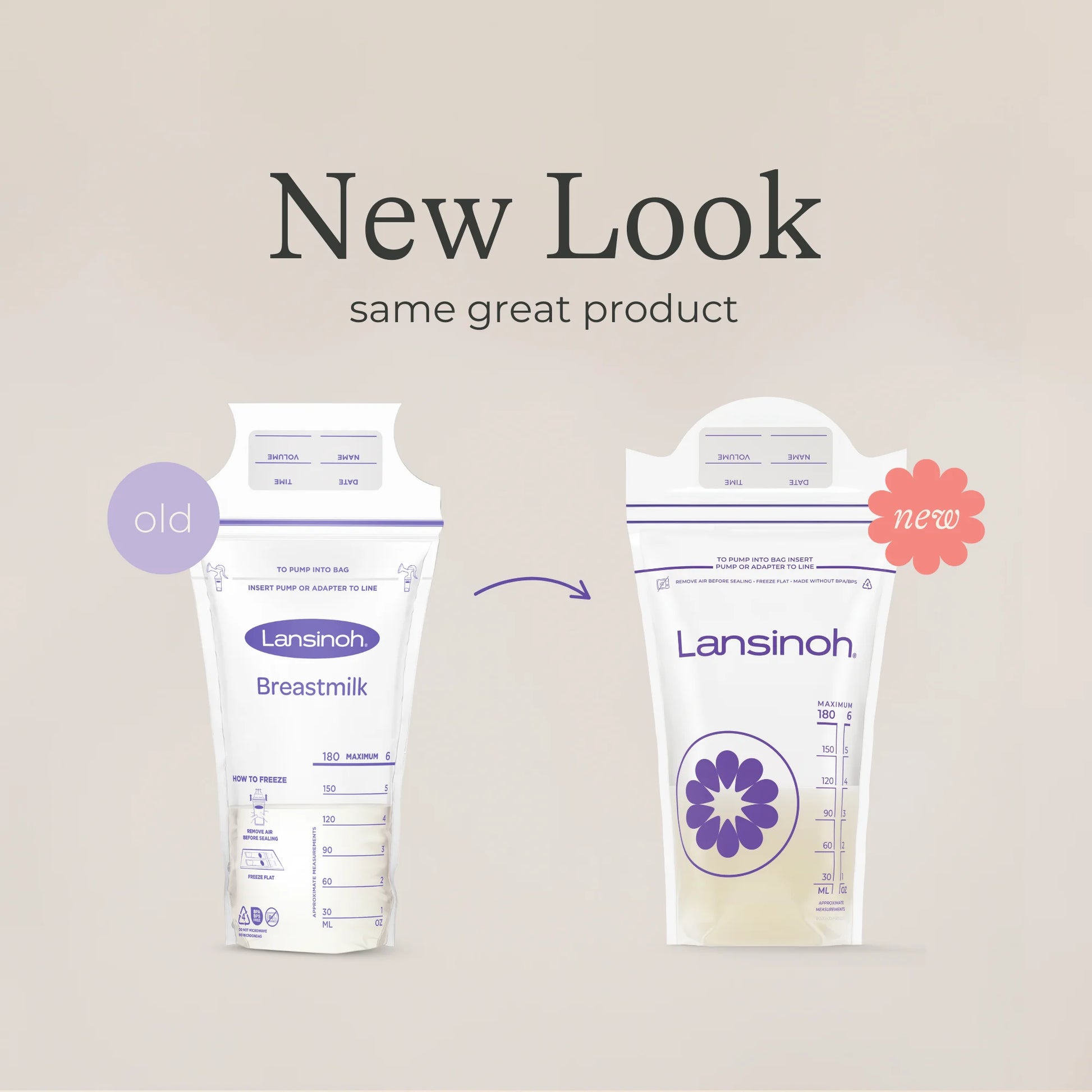 Breastmilk Storage Bags, 100 Count, Fast Freeze & Thaw, 6 Oz