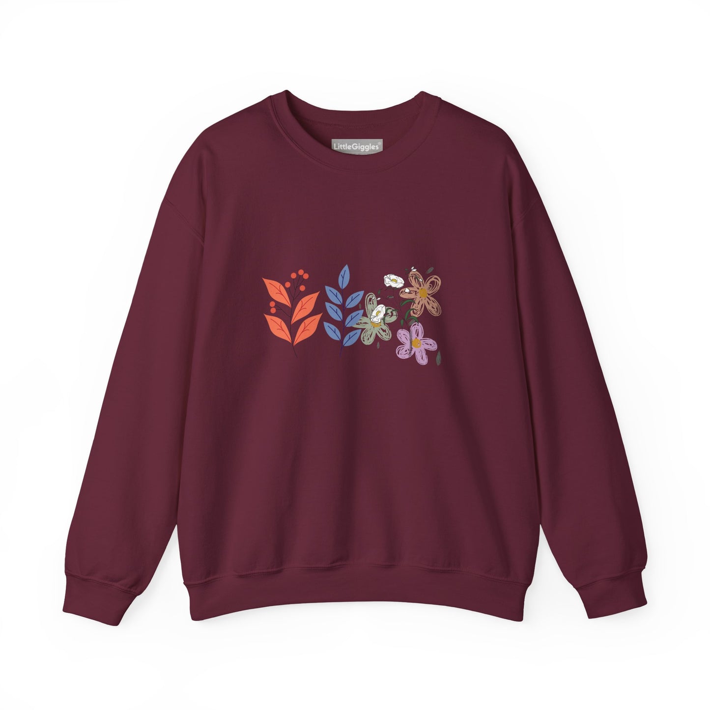 Floral Chic Artisanal Sweatshirt