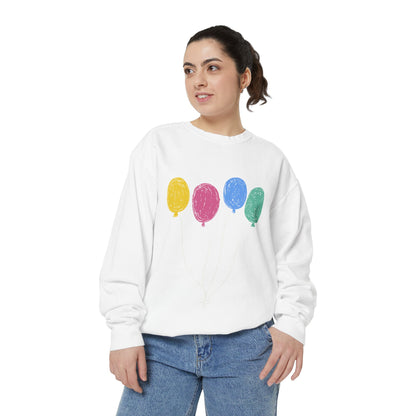 Colorful Balloon Design Unisex Sweatshirt