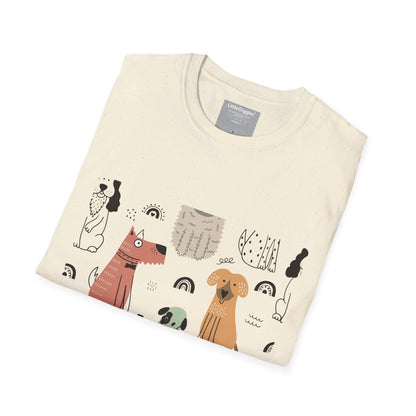 Playful Pet-Themed Unisex T-Shirt