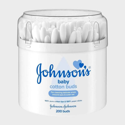 Baby Cotton Buds - 1 X 200 Drum - Pack of 2