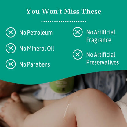 Calendula Baby Oil, Fragrance Free Moisturizing Body Oil and Bath Oil for Dry Sensitive Skin of All Ages, 4 Fl Oz