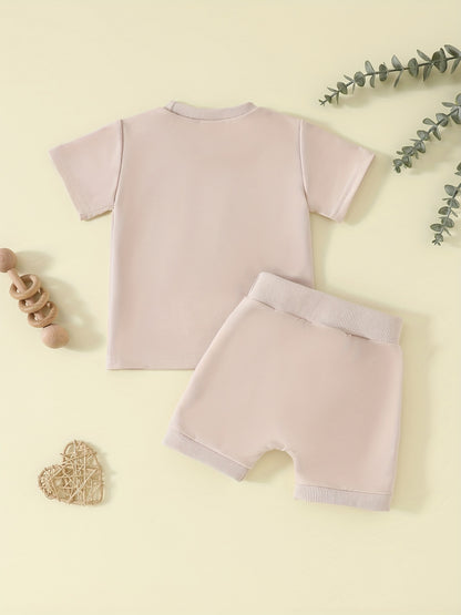 2 Piece Embroidered Pattern Set