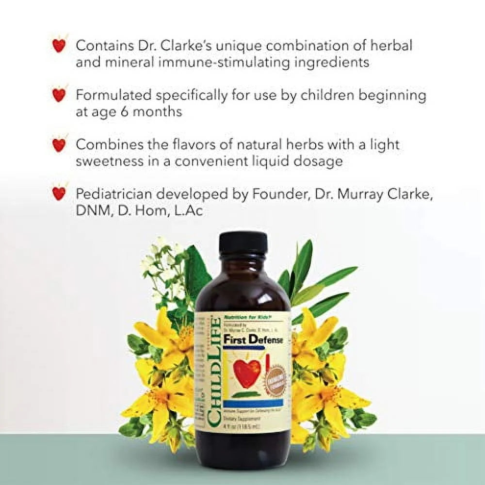 Childlife Essentials First Defense for Infants, Babys, Kids, Toddlers, Children, and Teens, 4-Ounce