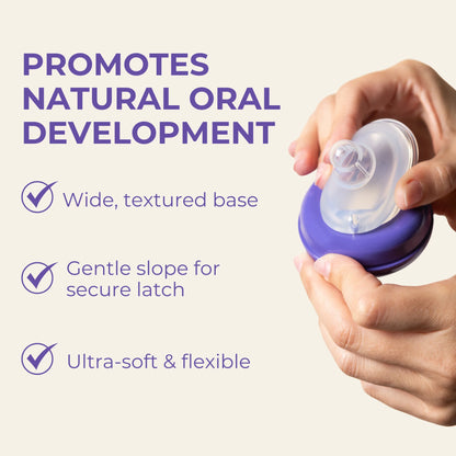 Naturalwave Baby Bottle Nipples, Slow Flow, 2 Ct