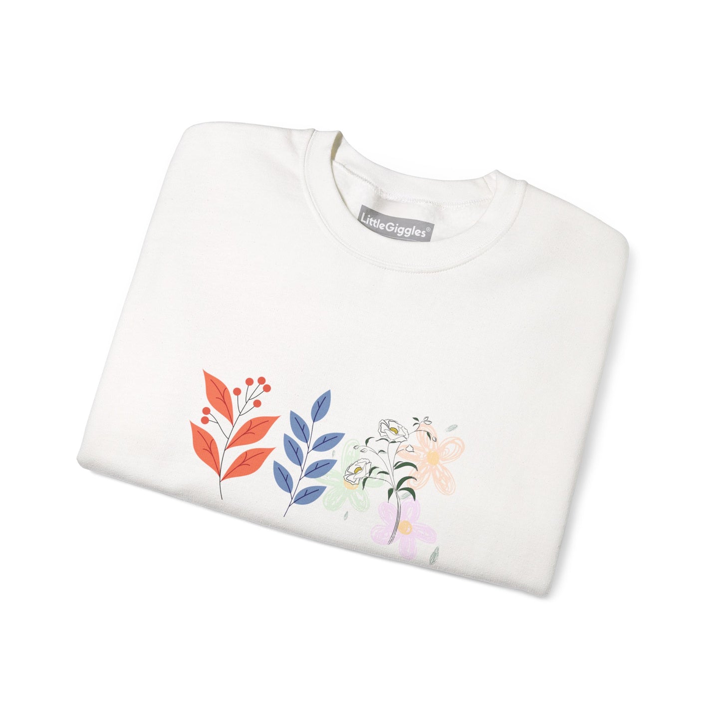 Floral Chic Artisanal Sweatshirt