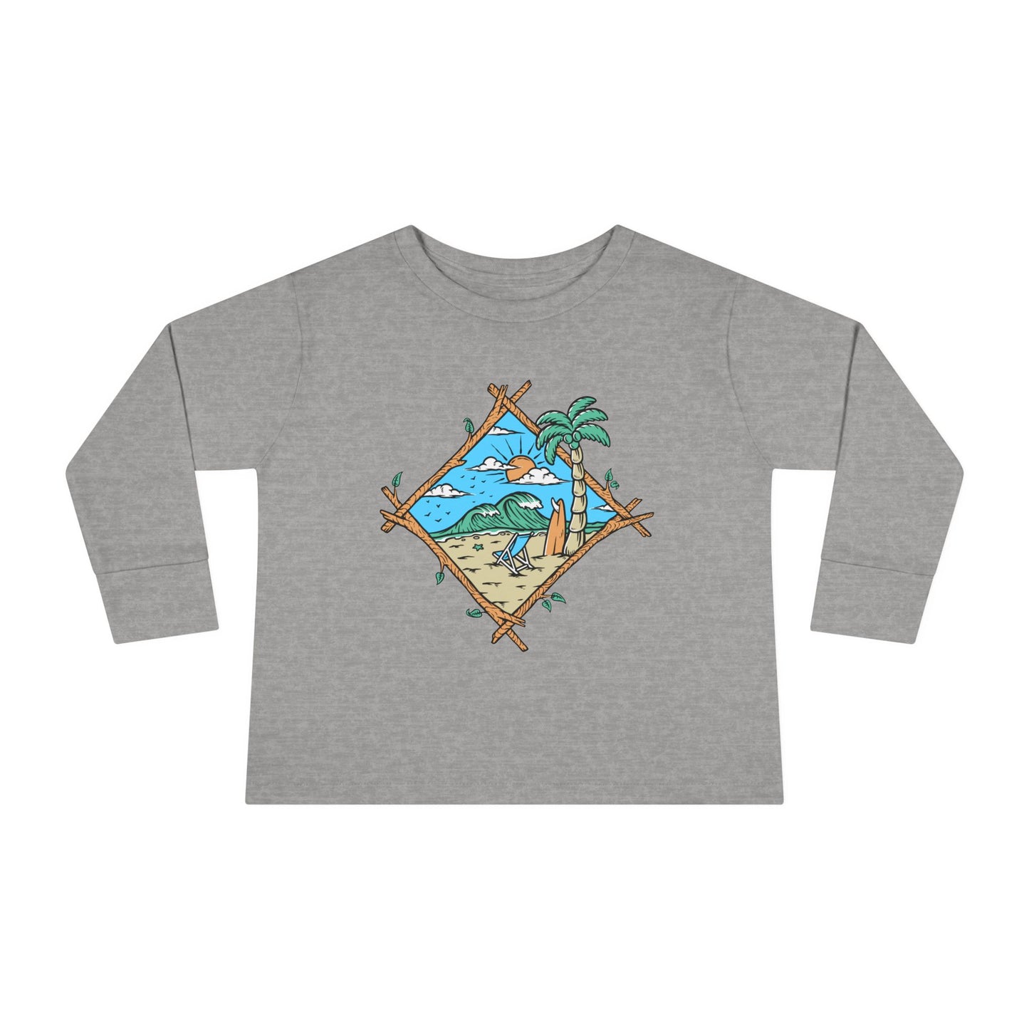 Tropical Toddler Long Sleeve Tee