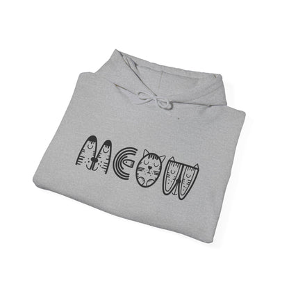 Cozy Meow Themed Hoodie