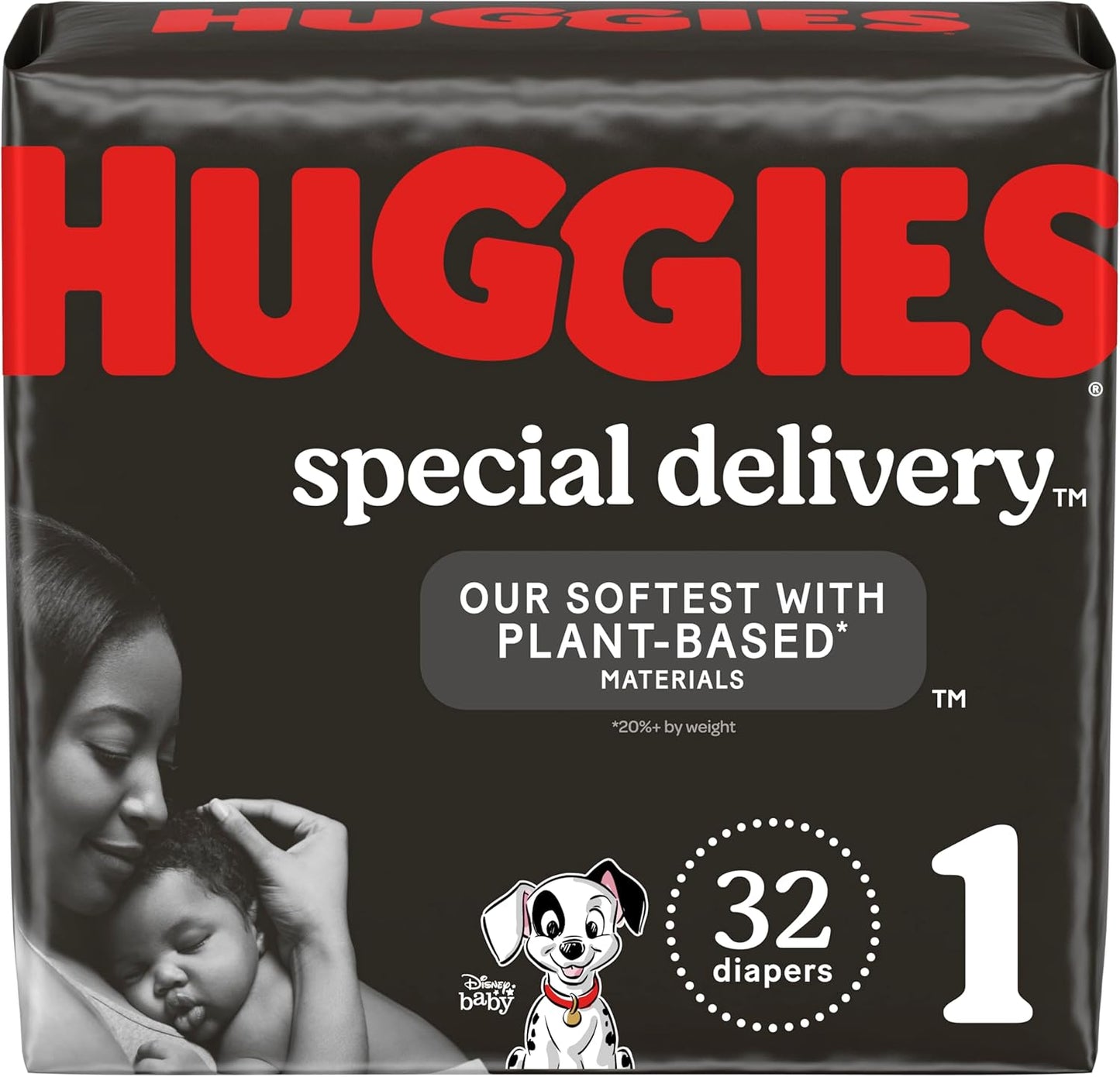 Special Delivery Hypoallergenic Baby Diapers Size 1 (Up to 14 Lbs), 32 Ct, Fragrance Free, Safe for Sensitive Skin
