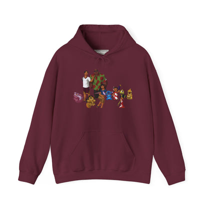 Cozy Family Themed Hooded Sweatshirt