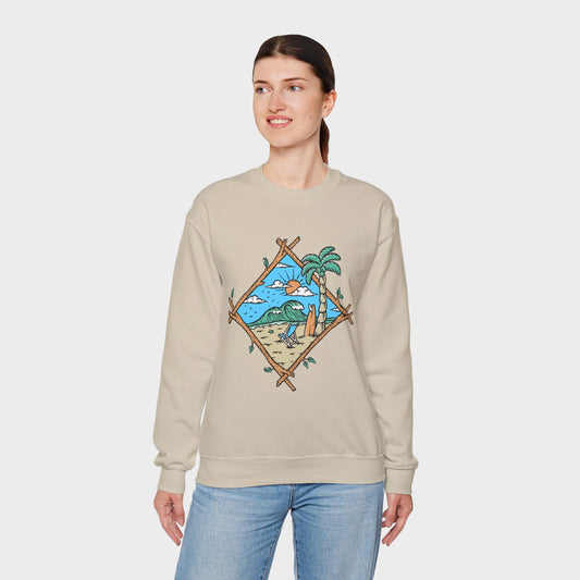 Beach Vibes Crewneck Sweatshirt