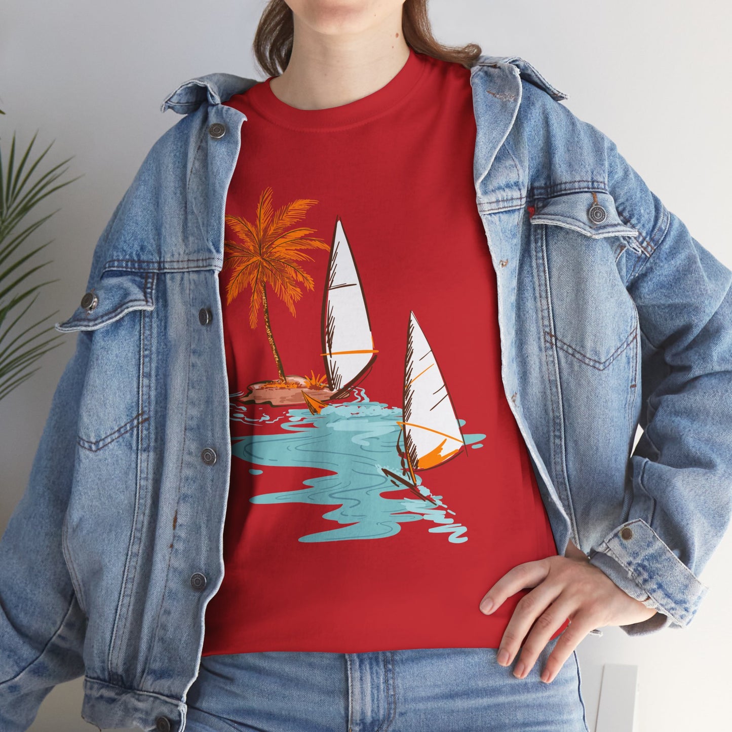 Beach Vibes Unisex Heavy Cotton Tee