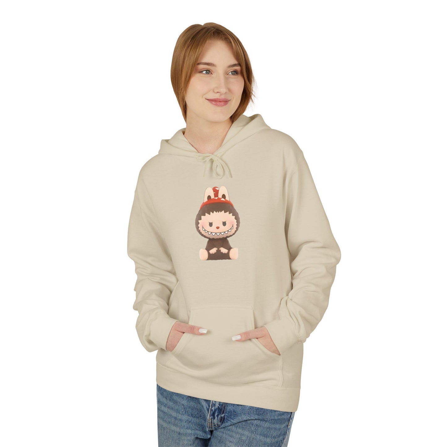 Labubu Character Fleece Hoodie
