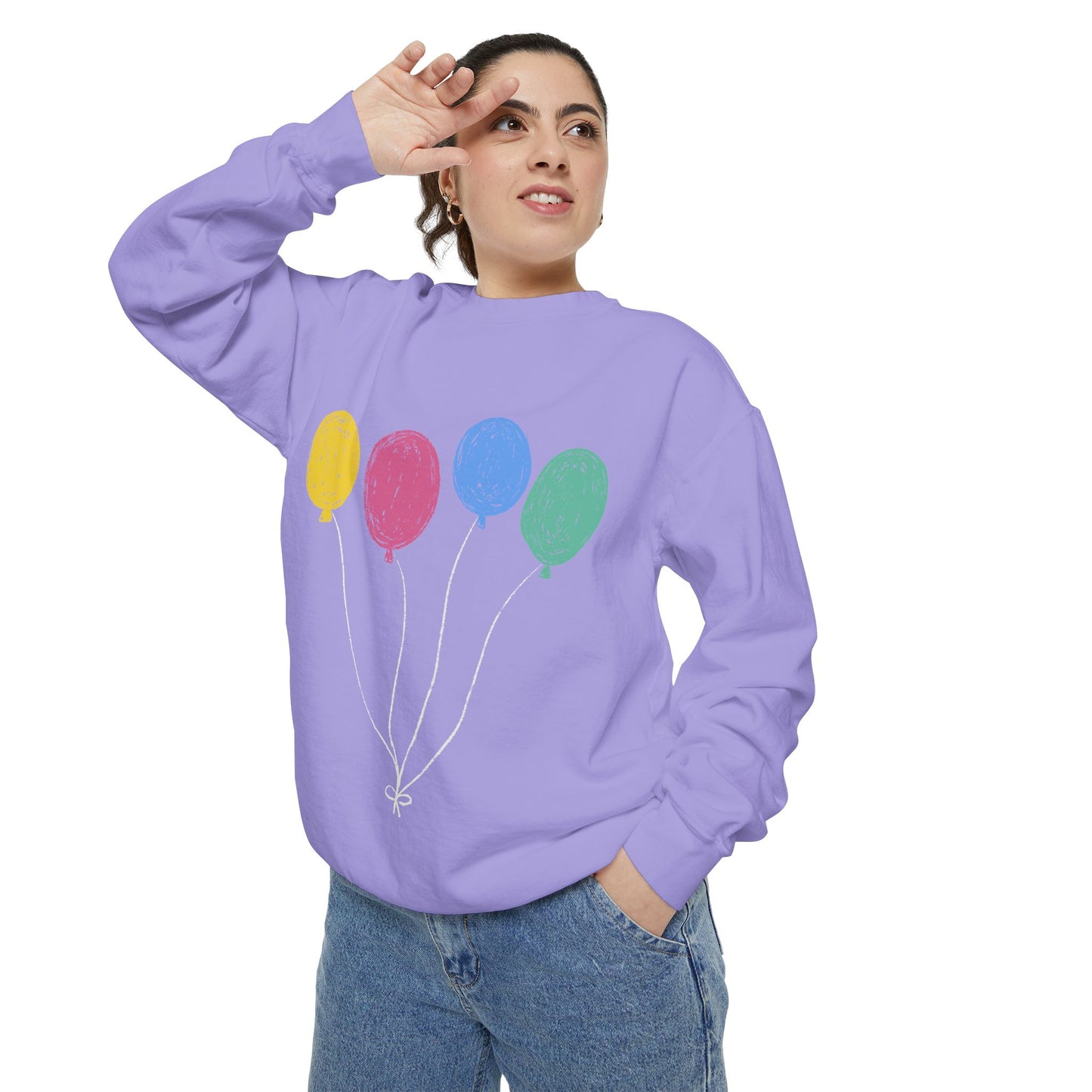 Colorful Balloon Design Unisex Sweatshirt