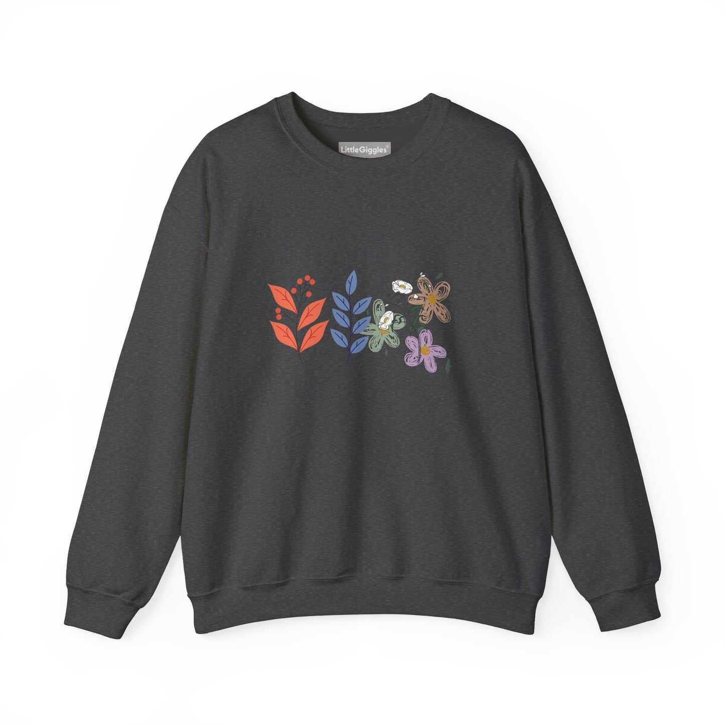 Floral Chic Artisanal Sweatshirt