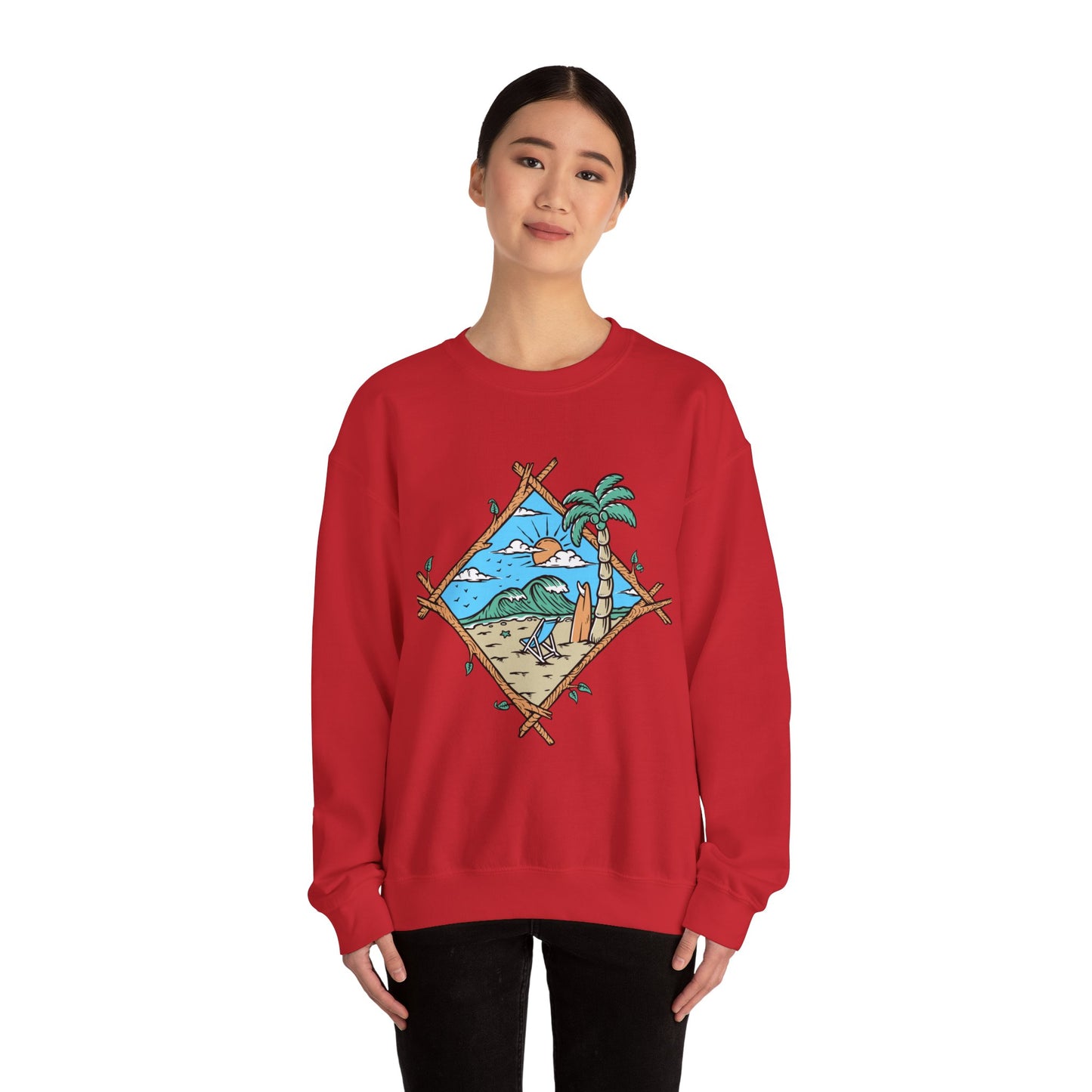 Beach Vibes Crewneck Sweatshirt