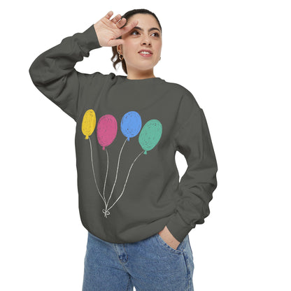 Colorful Balloon Design Unisex Sweatshirt