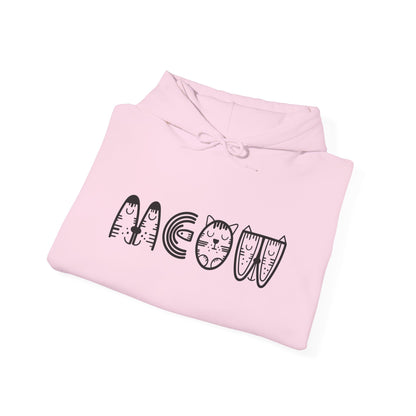 Cozy Meow Themed Hoodie