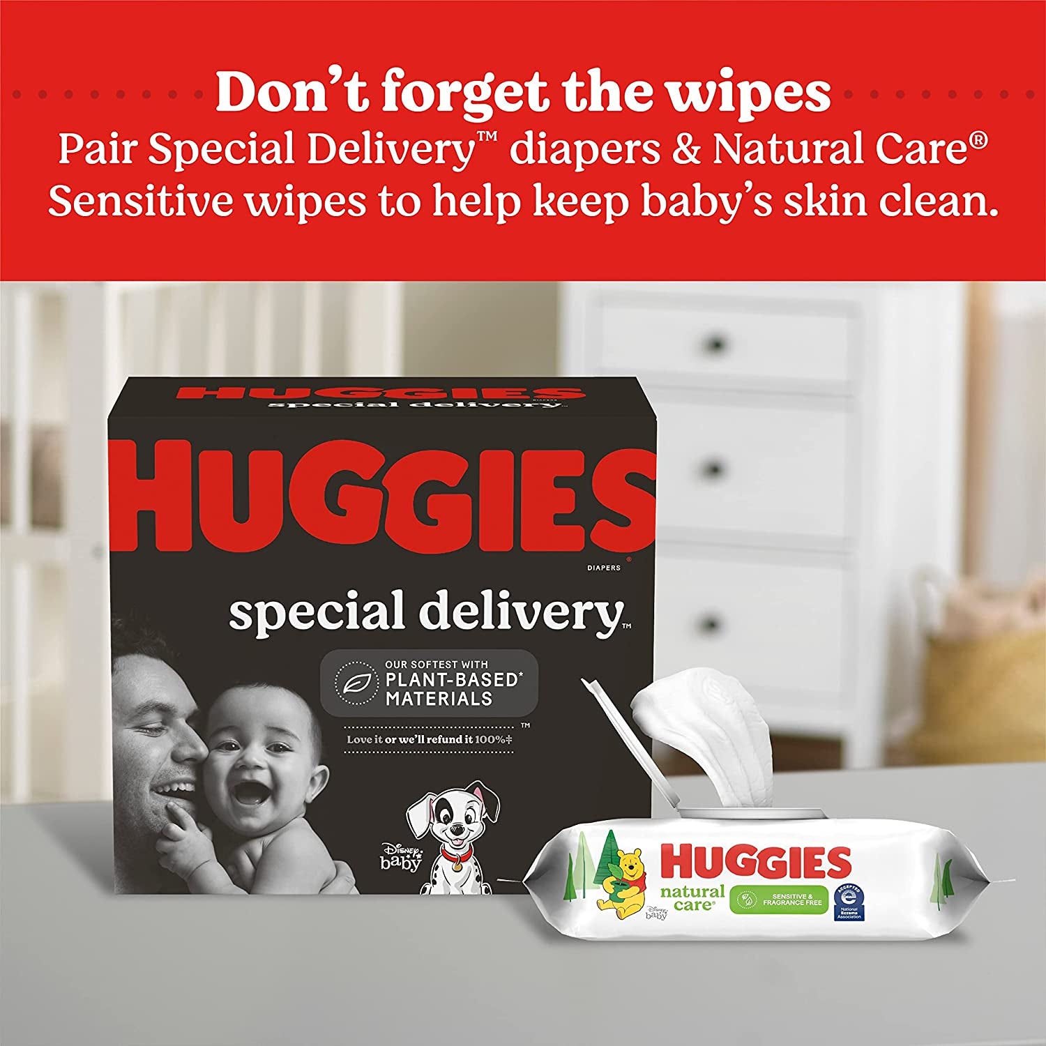 Special Delivery Hypoallergenic Baby Diapers Size 1 (Up to 14 Lbs), 32 Ct, Fragrance Free, Safe for Sensitive Skin