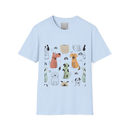 Playful Pet-Themed Unisex T-Shirt