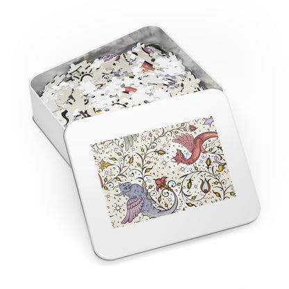 Kids Educational Jigsaw Puzzle with Tin