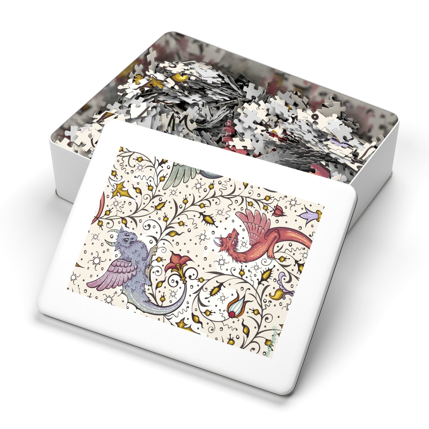 Kids Educational Jigsaw Puzzle with Tin