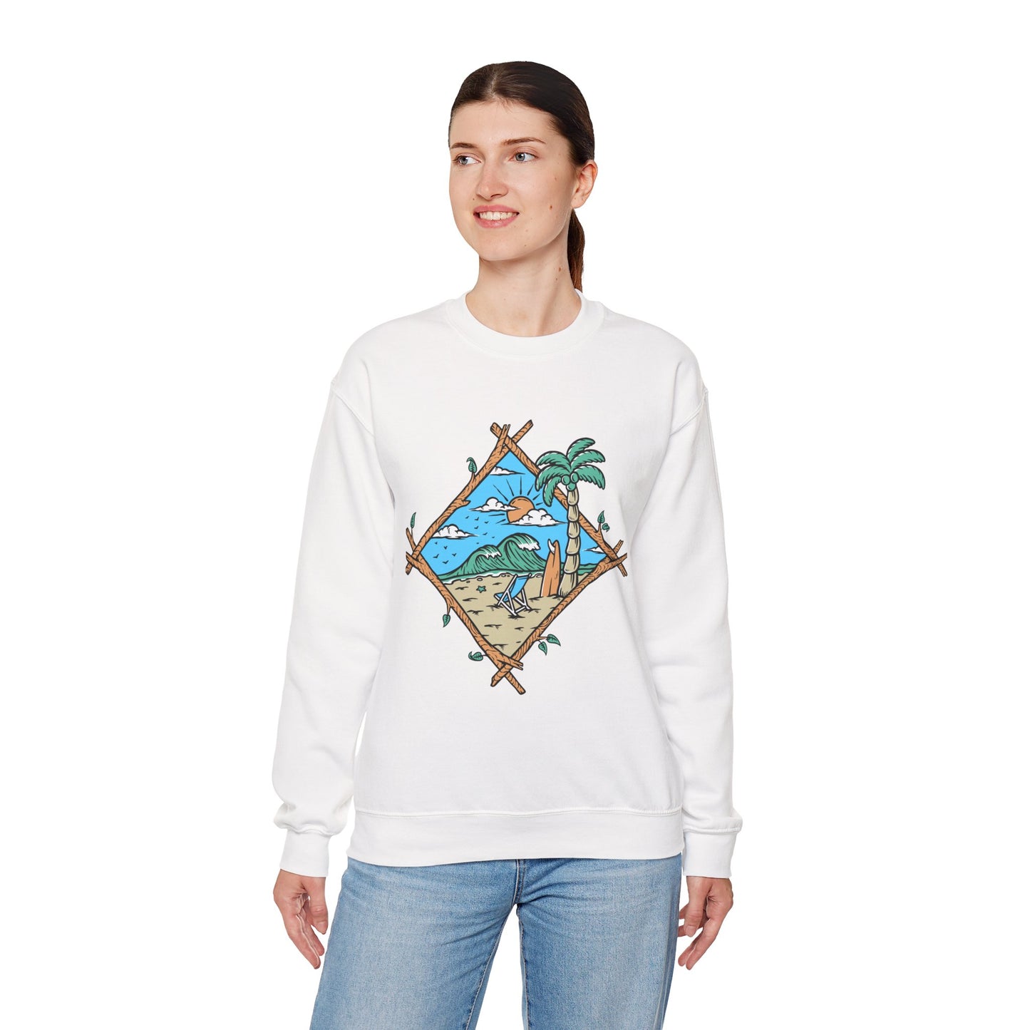 Beach Vibes Crewneck Sweatshirt
