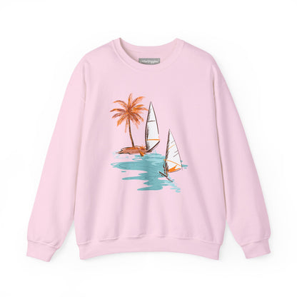 Tropical Chic Artisanal Sweatshirt